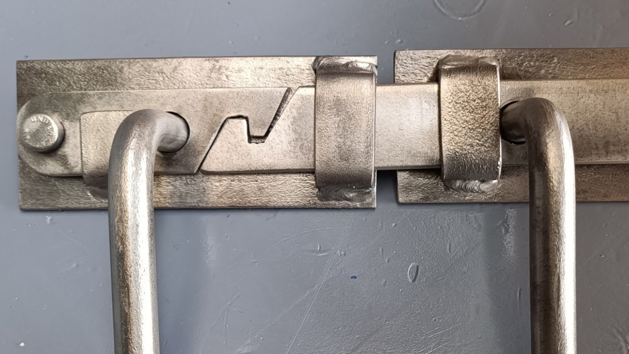 Chốt cửa tự động khóa cực kỳ hay-DIY door latch.