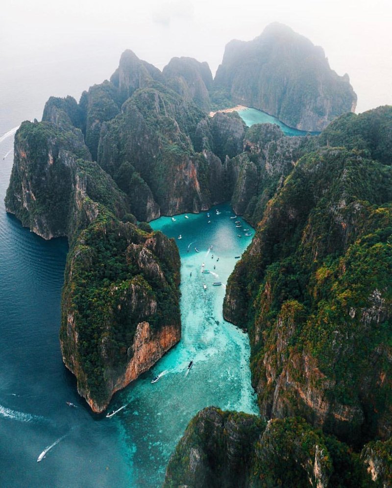 Maya Bay, Thailand красивые места, мир, планета, природа, путешествия