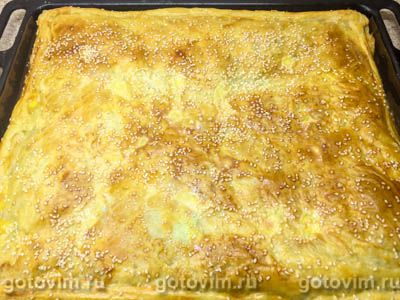Пирог из слоеного теста с солеными груздями в духовке выпечка,кулинария,пирог с грибами