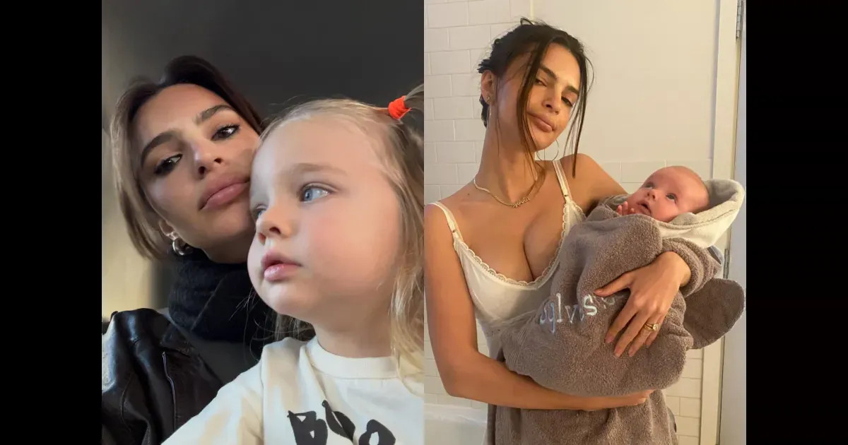 "Я любил маму ещё до своего рождения". Эмили Ратаковски показала архивные фото с сыном в честь его пятилетия