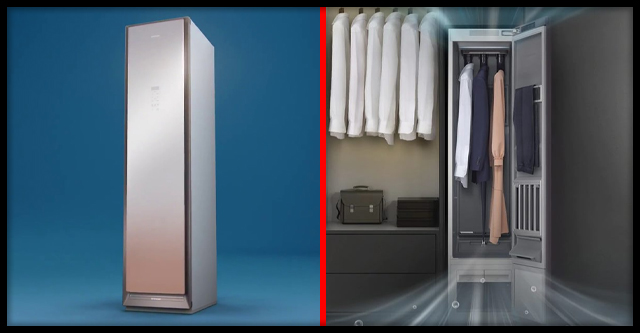 «Будущее уже здесь»: Самсунг выпустил умный шкаф, который сам гладит одежду