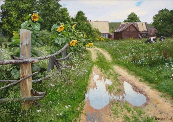 Настоящая красота деревни