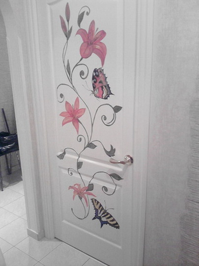 Обновляем межкомнатные двери своими руками разное,художество