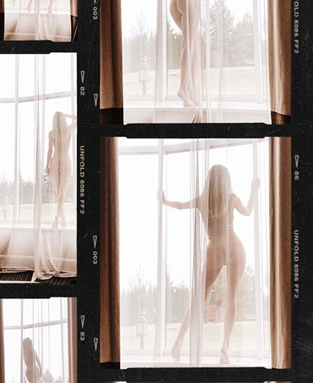 Вера Брежнева снялась полуобнаженной в web-фотосессии Экстерьер