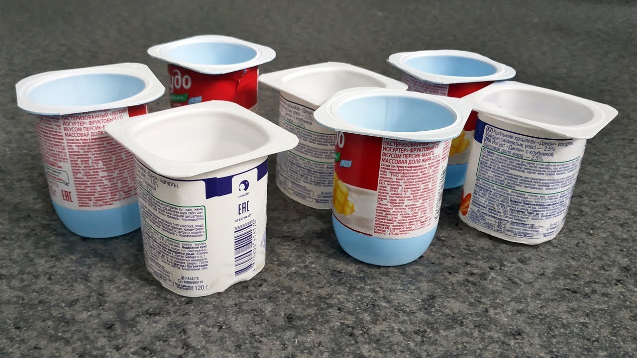 3 потрясающе простых идеи из стаканчиков от йогурта