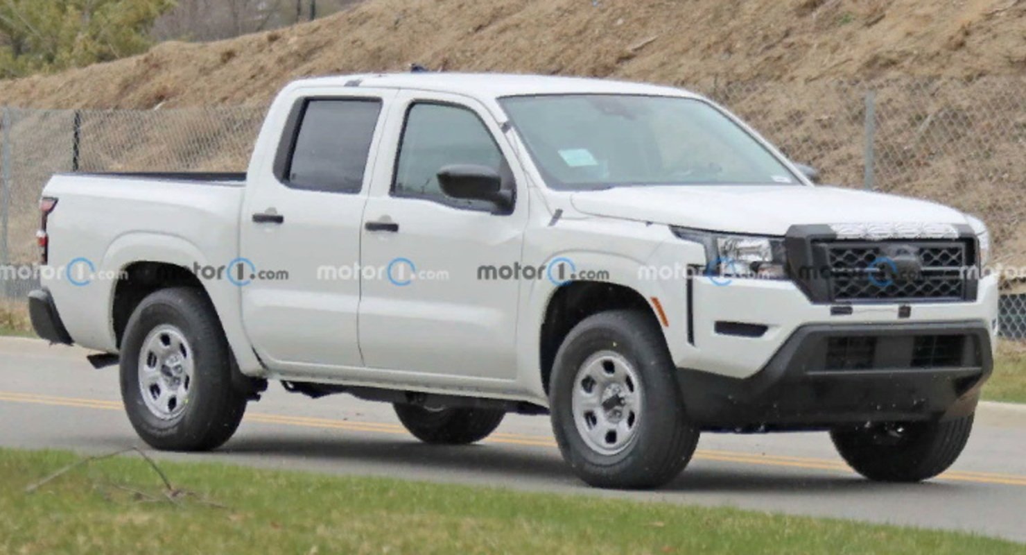 Фотошпионы засняли базовую версию Nissan Frontier S 2022 года