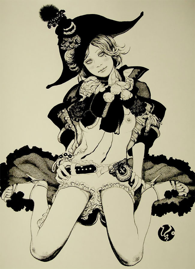 Смесь невинности, красоты, и упадка в работах Вани Журавлева 