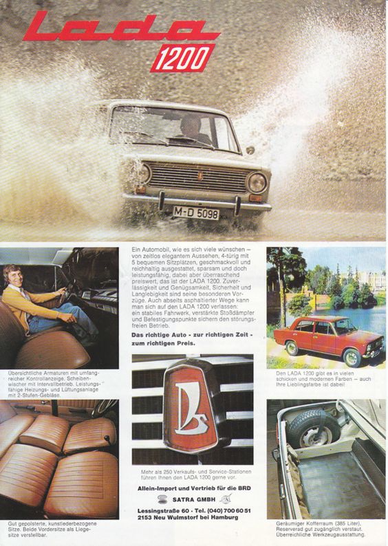 Как советские автомобили рекламировали за рубежом реклама, планировал, ЛуАЗ969, на базе, делали, «Нивы», импортера, «Лады», поверить, мотору, советского, стали, время, в рекламе, рынка, правда, в Европе, всегда, внедорожник, полноприводной