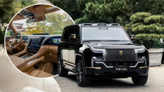 BYD Yangwang U8L показали вживую