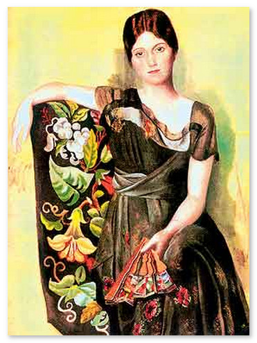 muzej-pikasso-Портрет Ольги в кресле. 1917