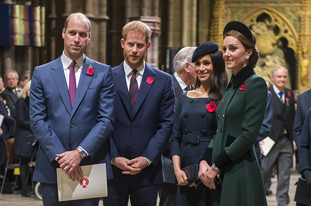 Меган Маркл и принц Гарри поздравили Кейт Миддлтон и принца Уильяма с годовщиной свадьбы