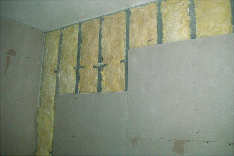 как выровнять стены гипсокартоном