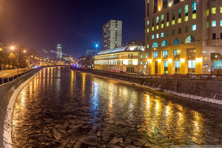 Москва заледеневшая 