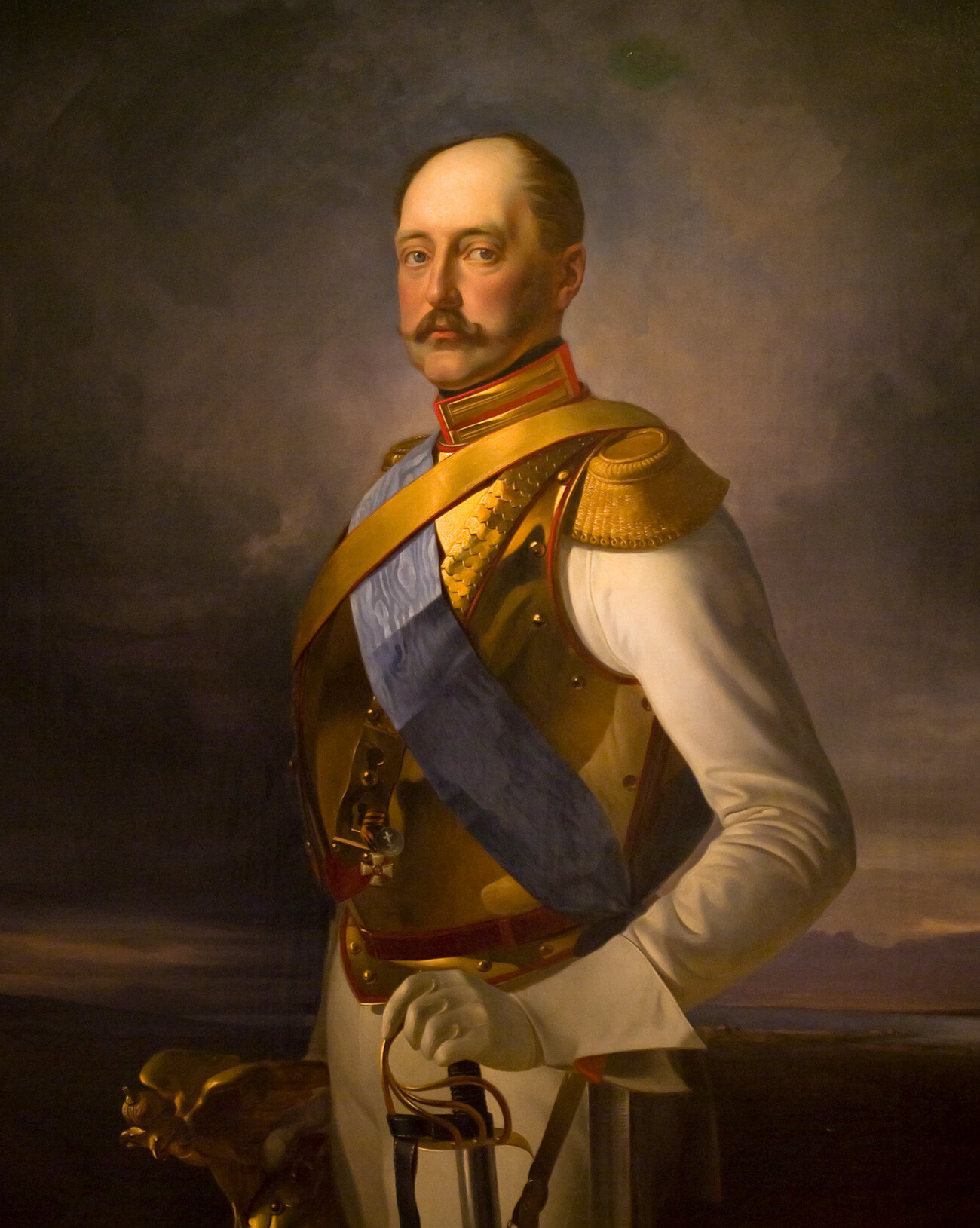 Император Николай I в парадной форме лейб-гвардии Конного полка.