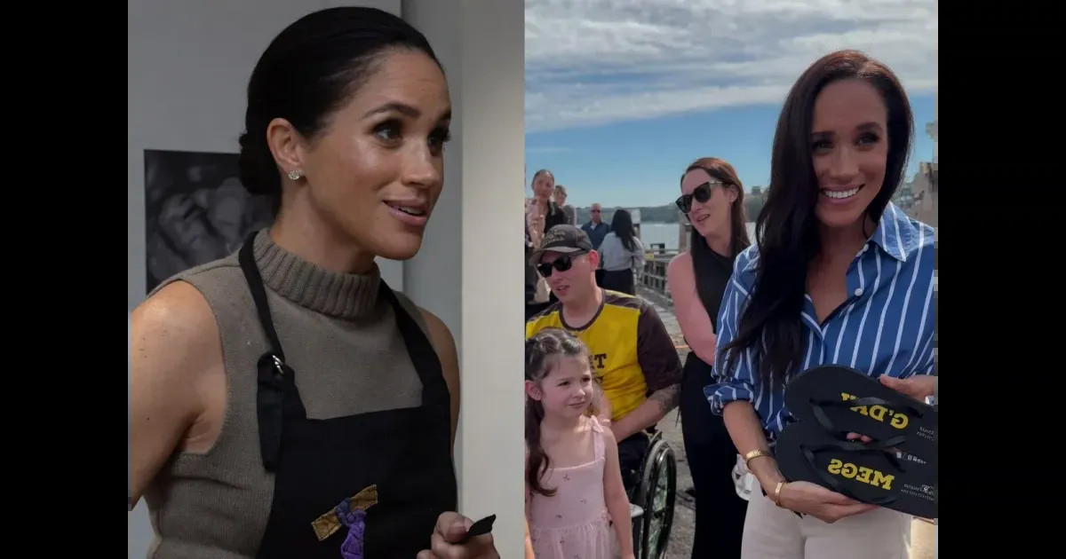 Меган Маркл опубликовала видео из поездки в Австралию, за которую их с принцем Гарри раскритиковали