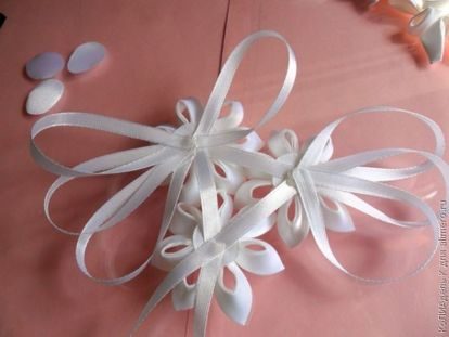 Свадебная заколка Свадебная заколка заколка свадебная,рукоделие,своими руками