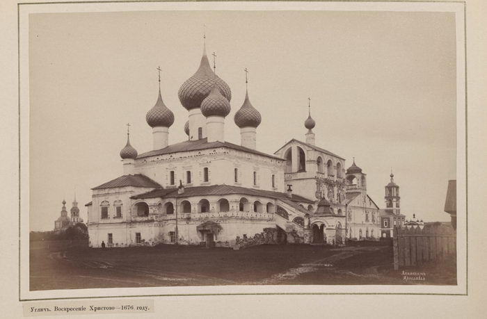 Храмы Углича в фотографиях XIX века Храмы Углича в фотографиях XIX века