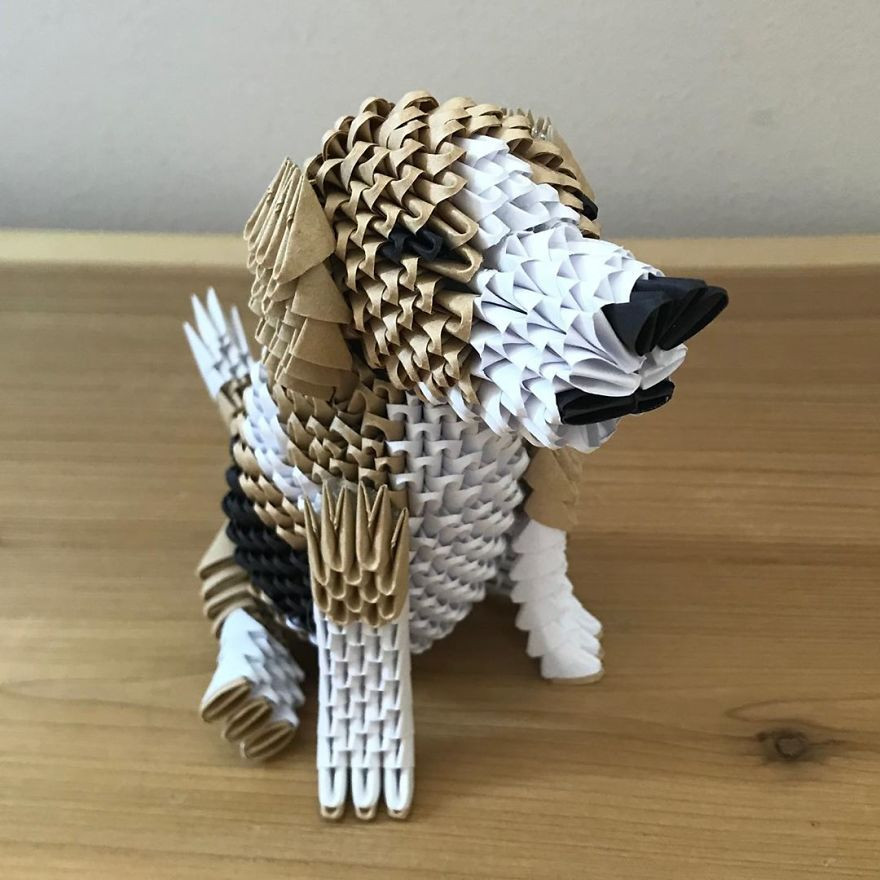 3D-скульптуры животных из бумаги 3d-скульптуры,вдохновляемся,оригами