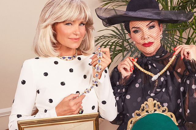 Крис Дженнер и Йоланда Хадид примерили на себя образы героинь культового сериала "Династия" Фотосессии