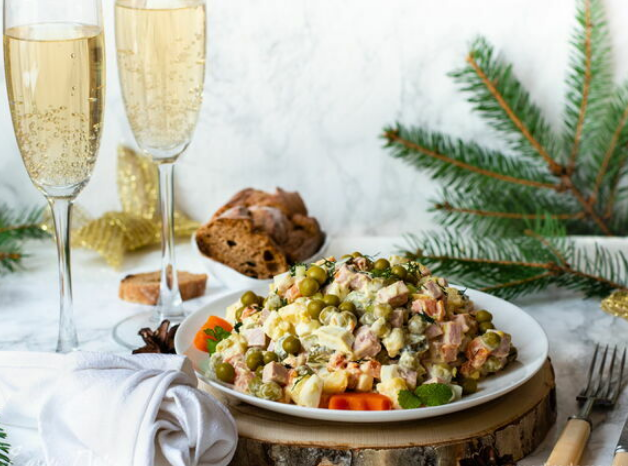 История салата оливье и секретный ингредиент французского повара кулинария,новогоднее меню,салаты