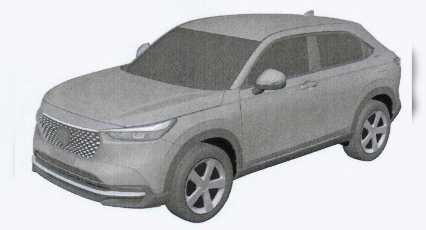 Опубликованы патентные изображения кроссовера Honda HR-V 2022