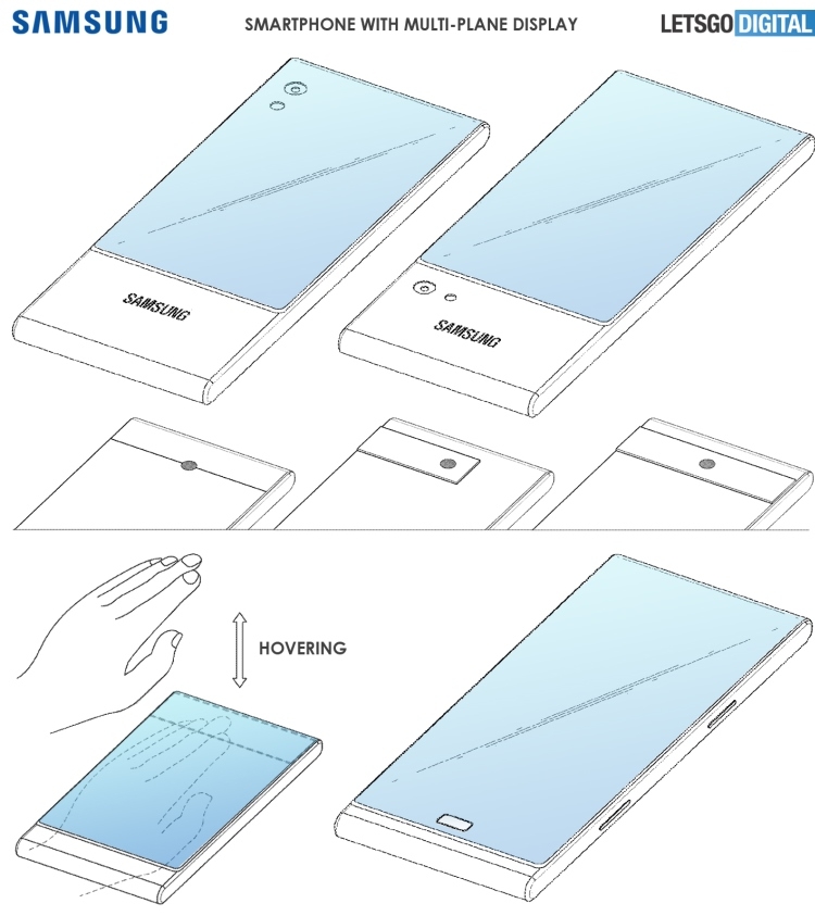 Samsung запатентовала смартфон с «многоплоскостным дисплеем» новости,смартфон,статья
