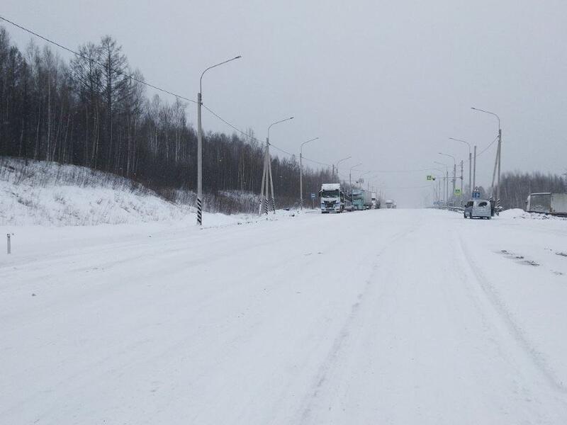 В Чернышевском районе ограничено движение для большегрузов из-за уборки снега