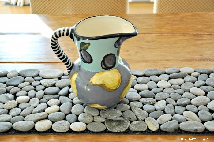 МОРСКАЯ ГАЛЬКА ДЛЯ КОВРИКОВ