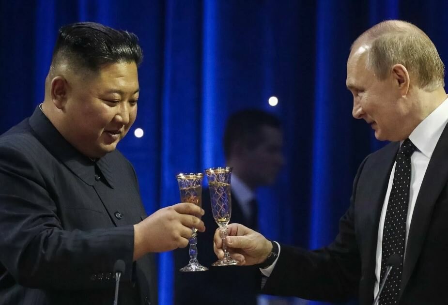 Путин и Ким Чен Ын (иллюстрация из открытых источников)