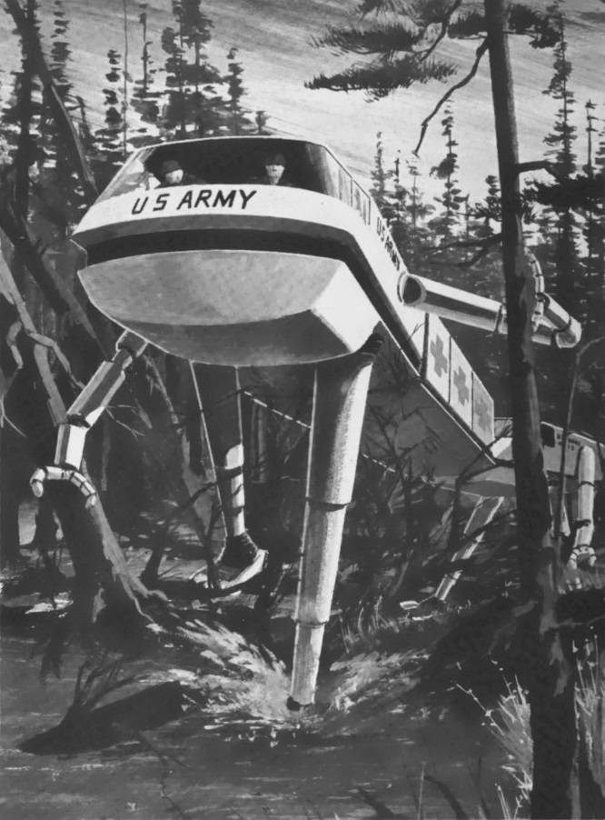 Шагающие грузовики для американской армии оружие