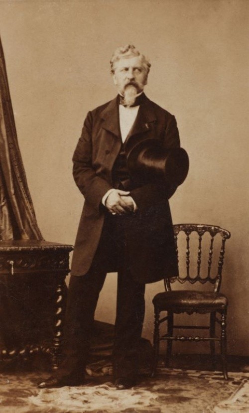 Жорж Шарль Дантес, убивший на дуэли Александра Сергеевича Пушкина, 1860 интересно, люди, фото