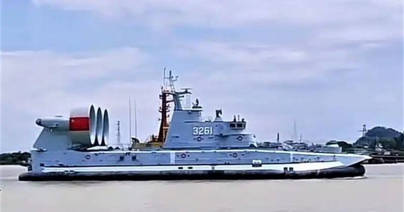 Китайский флот пополняется новыми десантными кораблями на воздушной подушке советского проекта «Зубр» вмф,оружие