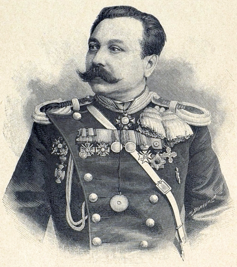 В.В. Крестовский в форме лейб-гвардии Уланского полка. 1880 г.