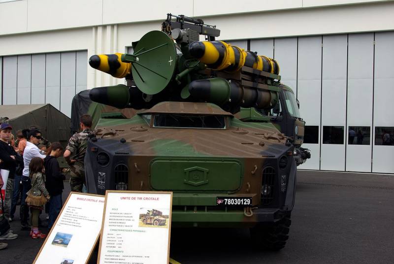 Французские зенитные ракетные комплексы семейства Crotale оружие