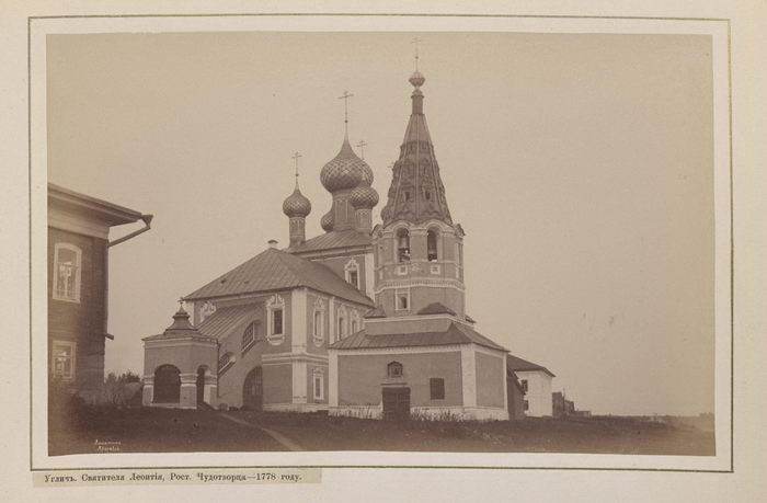 Храмы Углича в фотографиях XIX века Храмы Углича в фотографиях XIX века