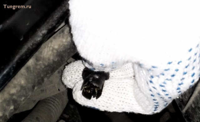 Патрон лампочки габаритов Лада Калина