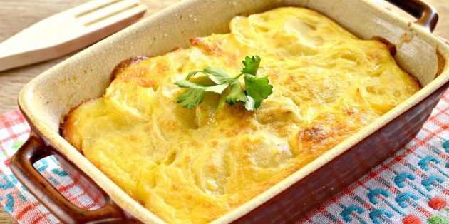 10 рецептов картофельной запеканки на любой вкус запеканки,кулинария,овощные блюда,рецепты