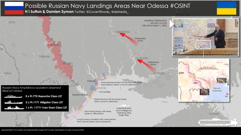 Западное СМИ поделилось сценариями возможной одесской морской десантной операции Новости