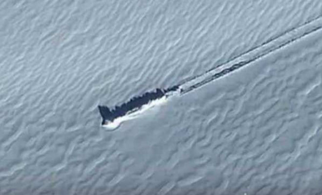 Неизвестный объект оставил в Антарктиде посадочный след