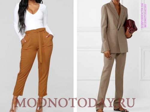 C чем носить коричневые брюки. С чем носить коричневые брюки? 
