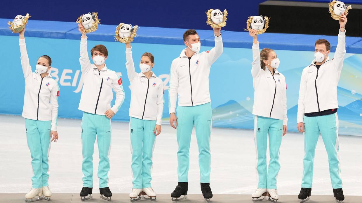 МОК отменил церемонию награждения медалистов командного турнира по фигурному катанию на ОИ