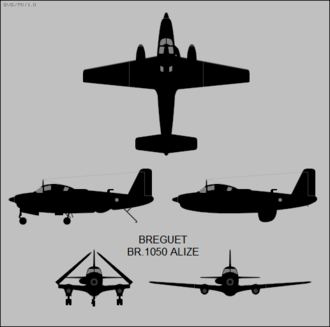 Bréguet Br. 1050 Alizé. Французский палубный противолодочный самолёт ввс