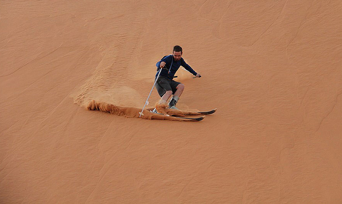 Как катаются на горных лыжах в Африке