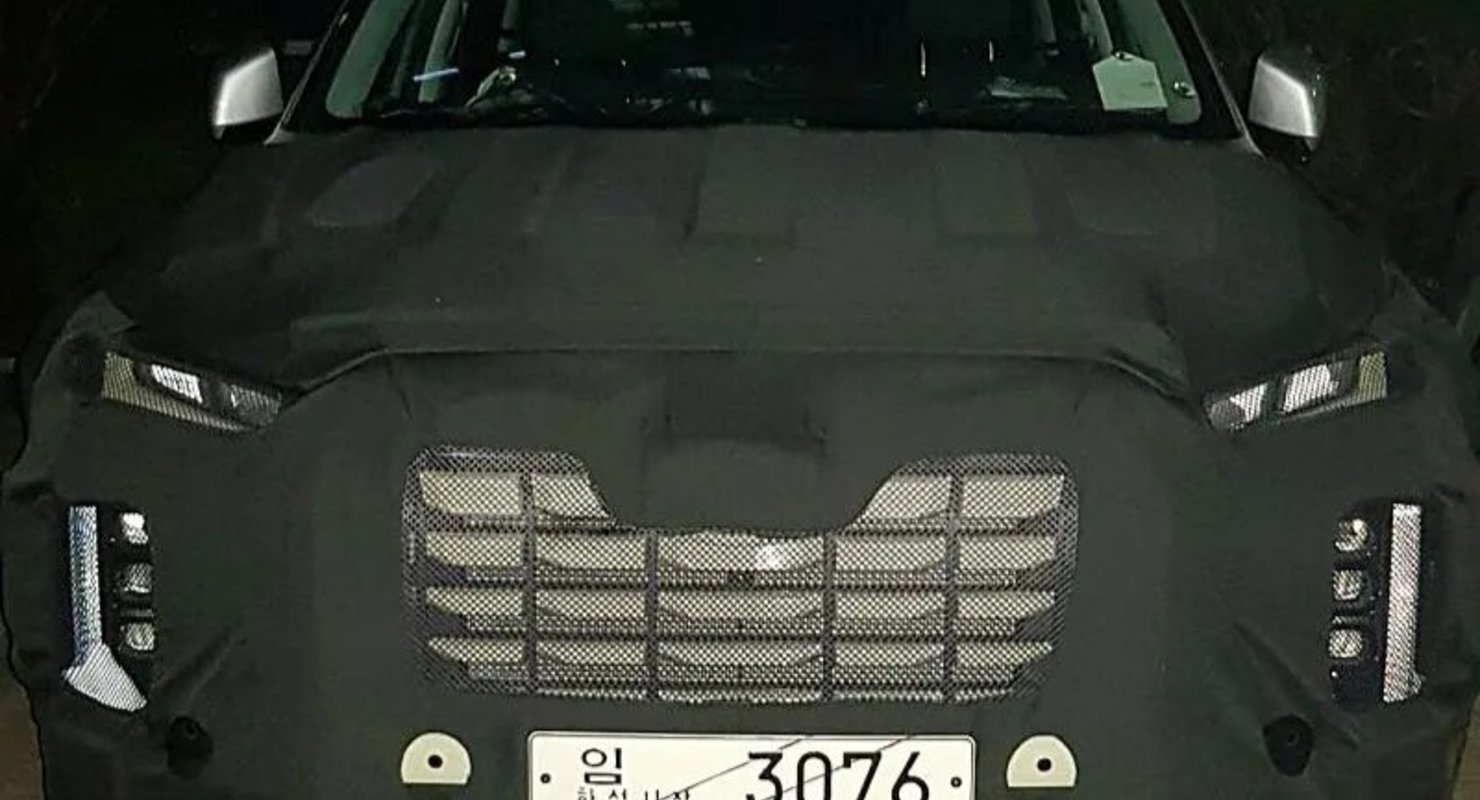 Рестайлинговый Hyundai Palisade раскрыт на новых фото: рассекречен даже салон Автомобили