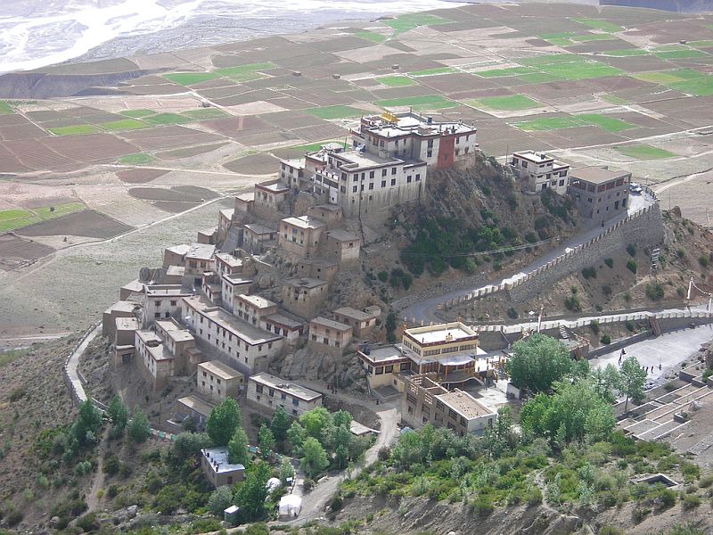 Буддийский храм Ки Гомпа (Key Gompa), Индия