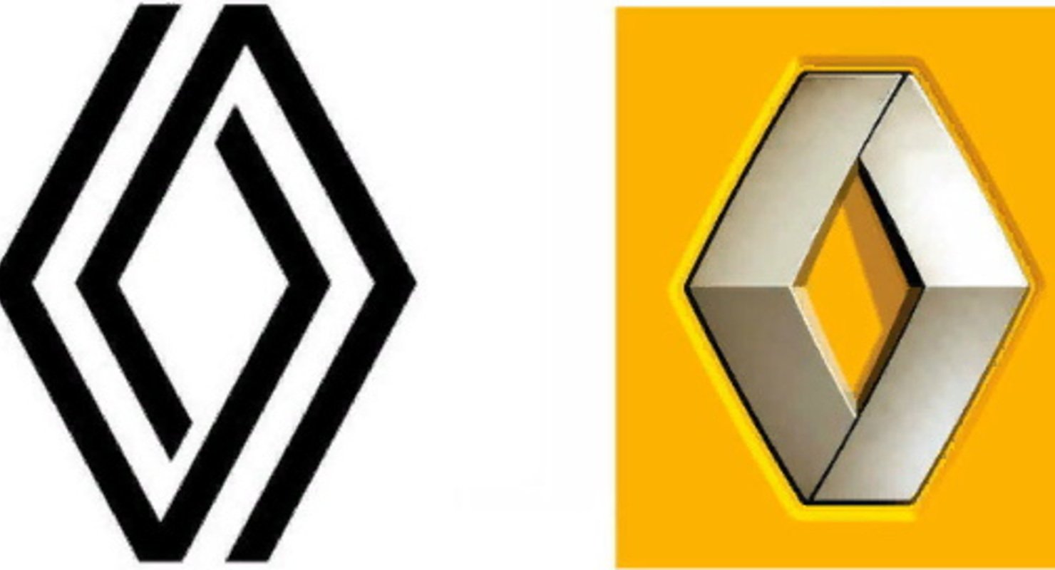 Новый логотип Renault: плоский вместо 3D Новый логотип Renault: плоский вместо 3D Автомобили