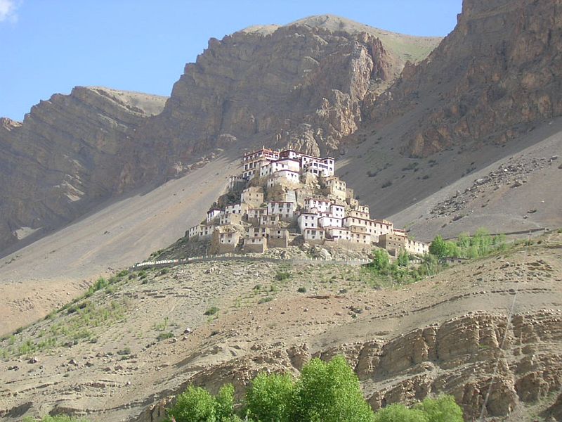 Буддийский храм Ки Гомпа (Key Gompa), Индия