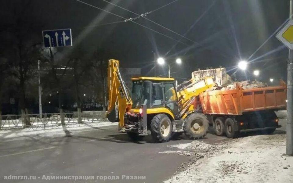 Опубликован список ночной уборки в Рязани на 8 марта