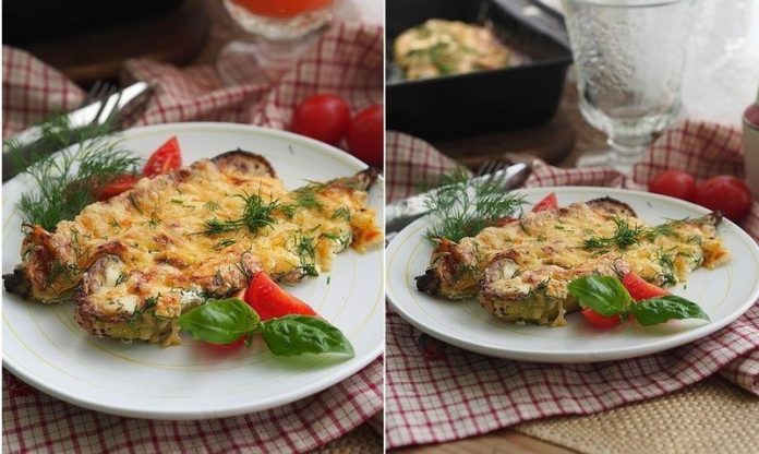 Запеченные кабачки со сметаной и сыром — блюдо дня