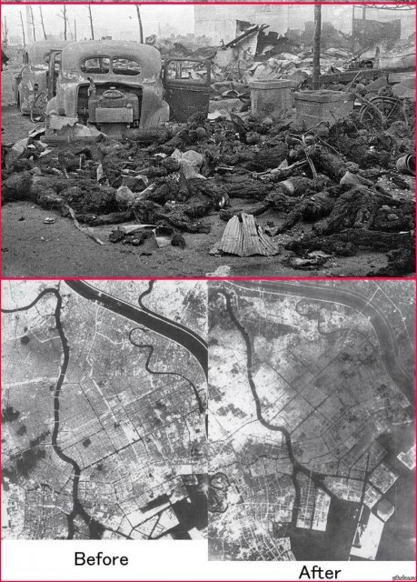 В Токио погибло больше людей, чем в Нагасаки от атомной бомбы ﻿ история